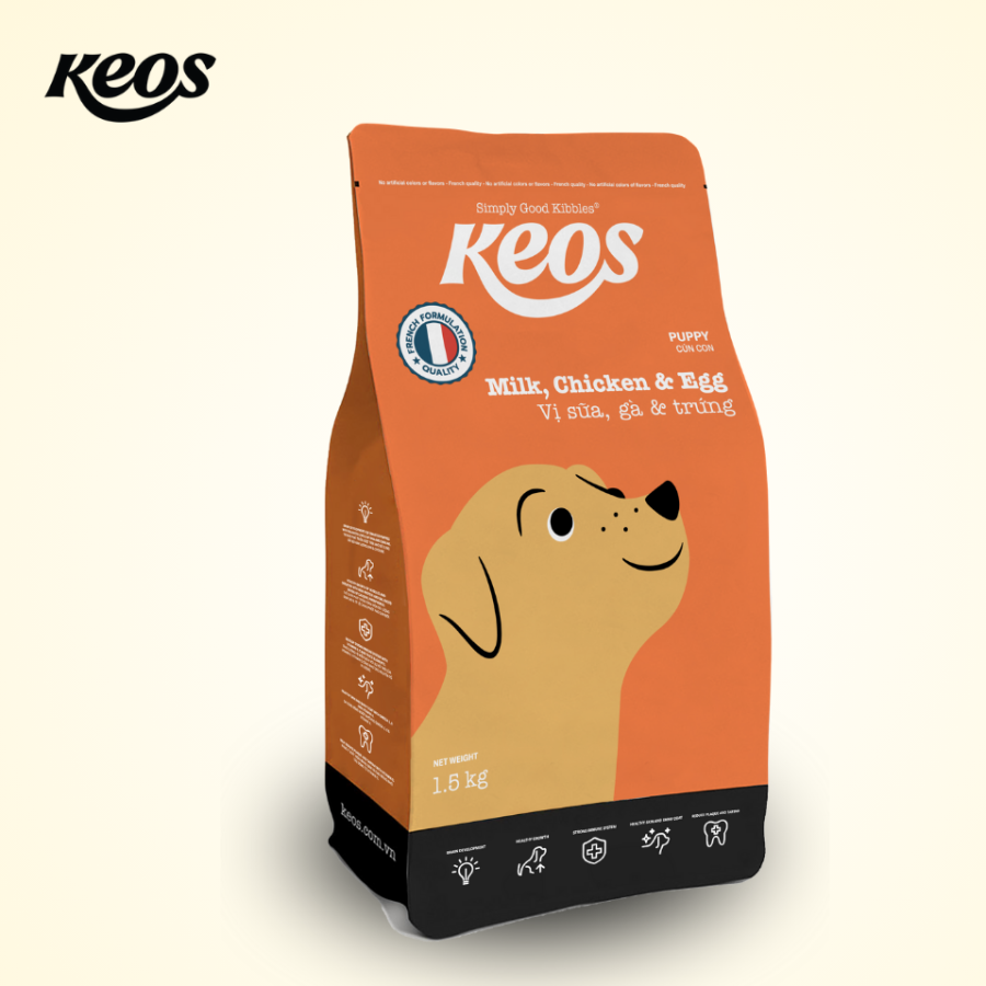 Keos for Puppy - Milk, Chicken & Egg Flavor
