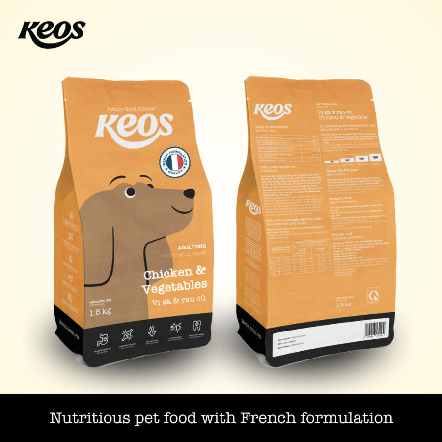 Keos for Adult Dog - Chicken & Vegetables Flavor - Image 2