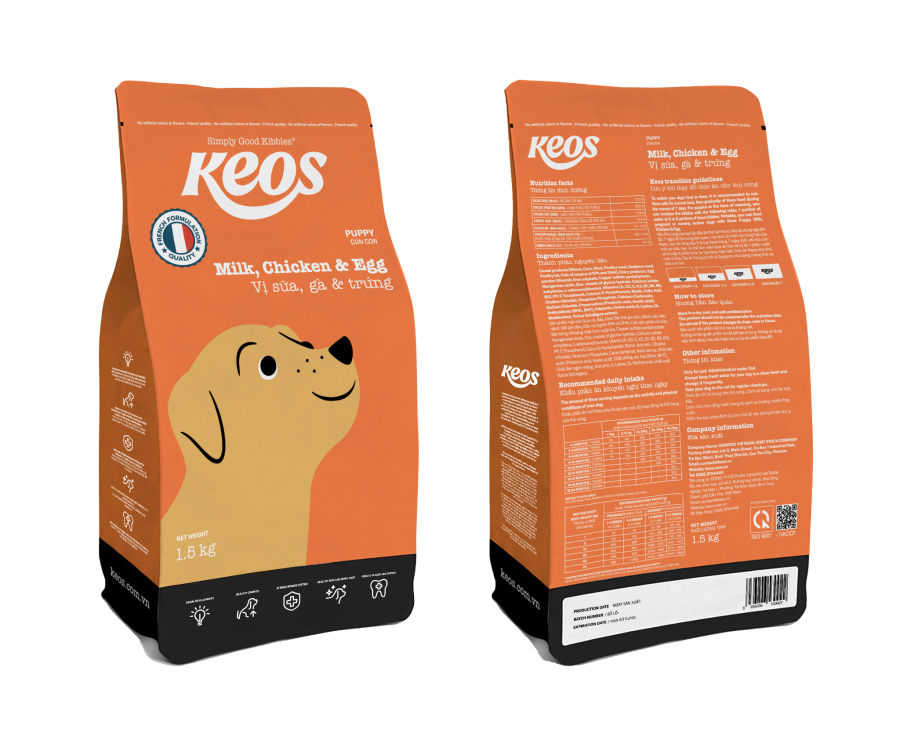 Keos for Puppy - Milk, Chicken & Egg Flavor - Image 2